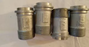 4-NEU VERZINKT GERADE SCHWENKBAR GASZÄHLER ANSCHLUSS 1-1/4" 30LT (MENGE 4) - Bild 1 von 6