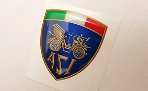1 ADESIVO resina stemma rilievo 3d - ASI scudetto auto storica epoca youngtimer - Picture 1 of 3