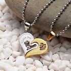 Chic Broken Heart Necklace Set For Best Friends Couples Friendship Jewelry