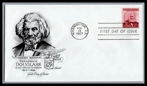 US FDC # 1290. 25c Frederic Douglas Artmaster 1967, 9L555 - Picture 1 of 1