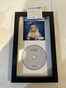 MEGAN MORONEY SIGNED AUTOGRAPH FRAMED CD DISPLAY ACOA AM I OKAY? COUNTRY STAR - Picture 1 of 4