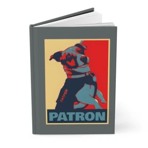 Patron Dog Notebook Hardcover Journal Ukrainian Hero Ukraine Mine Zelensky - Picture 1 of 8