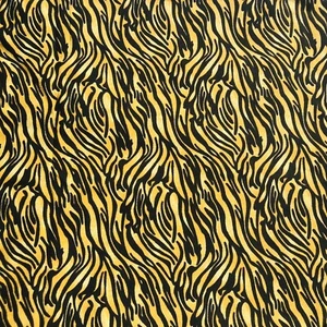 TIGER Novelty Flannelette Cotton Fabric Sold By 1/2 Meter 50cm L x 110cm W ~ BN - Picture 1 of 6