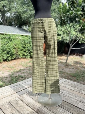 Vintage 90s/2000s Y2K The Limited Stretch Plaid Low Rise Pants - Image 1 of 4