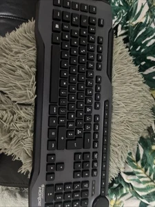 Clavier gaming à membrane Roccat Horde repose main gris - Photo 1/2
