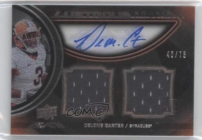 2011 Upper Deck Exquisite Collection /75 Delone Carter #34 Auto RC - Image 1 of 2