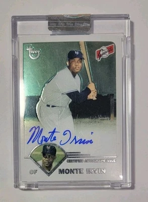 2003 Topps Retired Signature Monte Irvin#TA-MI Autograph - Image 1 of 2