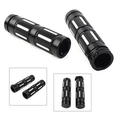 2Pcs Motorcycle 1" Handlebar Hand Grips for Harley Dyna Wide Glide EFI FXDWGI - Image 1 of 4