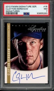 Clayton Kershaw 2012 Panini Signature Series Signatures Auto #16 PSA 7 /99 - Bild 1 von 2