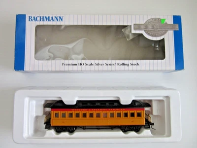 Bachmann HO Western & Atlantic 1860-1880 Passenger Car MINT Orig Box #13406 - Image 1 of 4