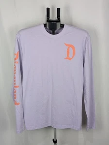 Spirit Jersey Disneyland Disney Purple Lavender Spellout M Long Sleeve Shirt - Picture 1 of 7