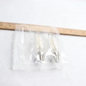 (2-Pk) Feit Electric Dimmable Chandelier LED Light Bulb Soft White 2700K 100W - Picture 1 of 4