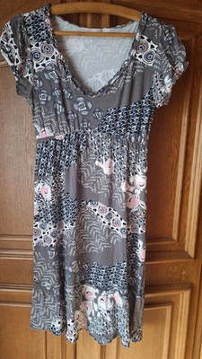 CHEER Damen Kleid Sommerkleid Freizeitkleid Jerseykleid Shirtkleid NEU Größe 36 - Bild 1 von 4