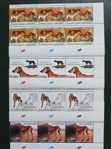 UAE Arab Emirates Saluki Dogs 6 Full Complete Sets With Traffic Light Corner Stu - Picture 1 of 2