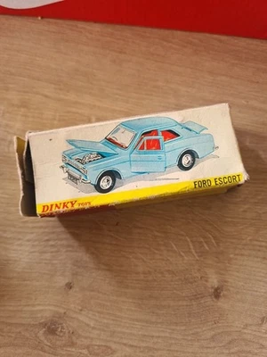 Dinky 168 Ford Escort In Original Box - Excellent Vintage Original Model - Image 1 of 4