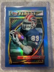 1994 TOPPS FINEST REFRACTOR #38 STEVE TASKER Buffalo Bills NFL Football Card - Picture 1 of 1