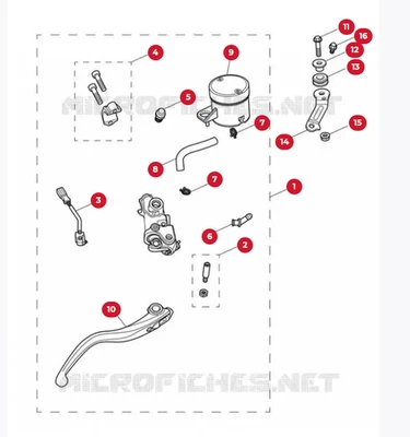 Novo Genuíno Triumph SPEED TRIPLE R S RS Freio Dianteiro Cilindro Mestre Microswitch - Imagem 1 de 4