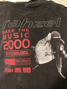 Rahzel (The Roots) Okay Player PROMO XL "Make The Music" T Shirt and Cassette - Picture 1 of 4