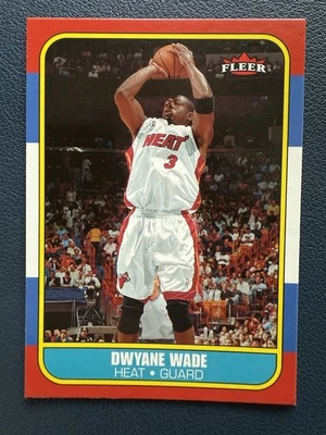 2006-07 Fleer Retro Dwyane Wade Miami Heat #33 1986-87 Estilo HOF - Imagem 1 de 2
