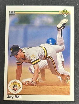 1990 Upper Deck Jay Bell Baseball Card #517 Pirates Pitcher VG O/C - Image 1 of 2