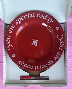 NIB w Pen Waechtersbach Germany "You Are Special Today" Original Red Plate 1979 - Picture 1 of 11
