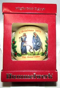 #10 - Adorno de Navidad de vidrio Hummewerk vintage, primera edición anual 1979 - Imagen 1 de 4