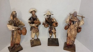 Vintage 80's Mexican Folk Art Style Paper Mache Figures Lot Roy Wilson Studios  - Picture 1 of 13