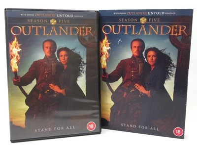Outlander Season Five 5 DVD 2020 Caitríona Balfe Sam Heughan Drama TV Series - Image 1 of 4