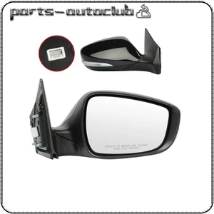 For 2011-13 HYUNDAI ELANTRA I35 Right Mirror Black SIGNAL LAMP Power Heated - Picture 1 of 20