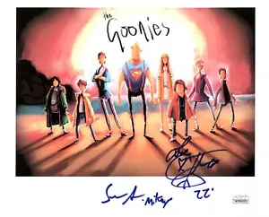 Corey Feldman Sean Astin signed inscribed 8x10 photo The Goonies JSA COA - Picture 1 of 3