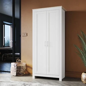 Wardrobe | Simple & Classy Design | Large Hanging & Storage Area | Easy Assembly - Picture 1 of 14