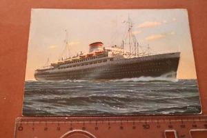tolle alte Karte -  Passagierdampfer Oceania -  20-40er Jahre ?? - Picture 1 of 2