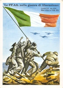 D1230) LE FORZE ARMATE NELLA GUERRA DI LIBERAZIONE BERSAGLIERE ALPINO MARINAIO  - Bild 1 von 2