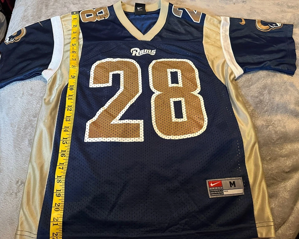 Marshall Faulk Rams 球衣 - Nike Team 阅读说明 请 — 第 1/4 张图片
