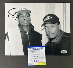 Snoop Dogg Signed Autographed 8 X 10 Photo Psa Coa Rare Rap Dr.DRE