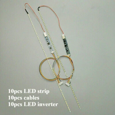 10kits Universal 330mm LED Strip Kit Für 7''-15,4'' CCFL LCD-Bildschirm - Bild 1 von 3