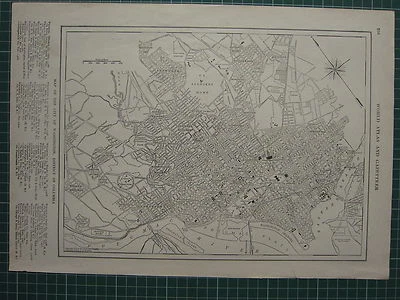 1926 MAP ~ WASHINGTON CITY PLAN DISTRICT OF COLUMBIA GEORGETOWN SUPREME COURT - Image 1 of 2
