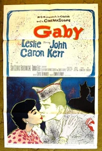 Póster de la película Baby 1956 con Leslie Caron y John Kerr - Imagen 1 de 1