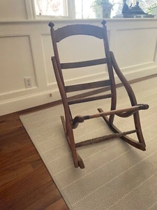 EW Vaill Folding Rocking Camp Chair 1876 - Picture 1 of 6