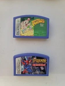 LeapFrog Leapster L-Max Spider-Man Case Of The Sinister Speller & Reading Phonic - Picture 1 of 2