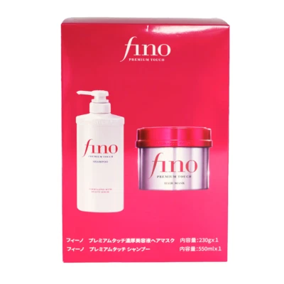 Shiseido Fino Hair Care Set Premium Touch Shampoo Hair Mask Healthy 2pcs NEW - Image 1 of 2