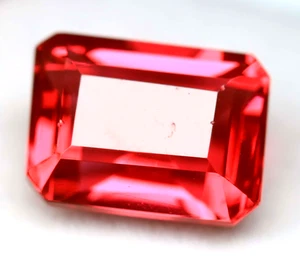 7.75 Ct Certified Natural Madagascar Red Garnet Square Cut Loose Gemstone - Picture 1 of 9