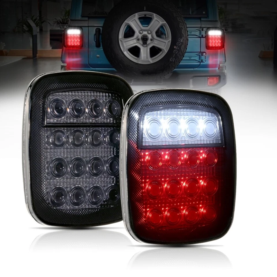 33 LED Tail Backup Reverse Brake Turn Lights For Kenworth Peterbilt Freightliner - Image 1 of 4