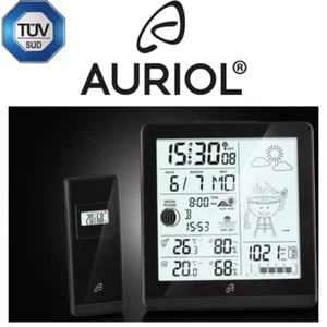 Auriol Digital Funk Wetterstation Außensensor LC-Display mit Grillempfehlung NEU - Bild 1 von 5