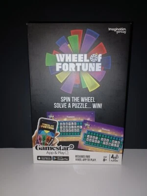 Imagination Gaming Wheel of Fortune App Play Card Game 3-4 Players Ages 8+ NEW - Image 1 of 2