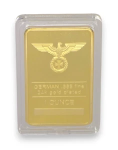 1g ein Gramm Gold 999 24Karat 1 Ounce Barren "Fine Gold" - Bild 1 von 5