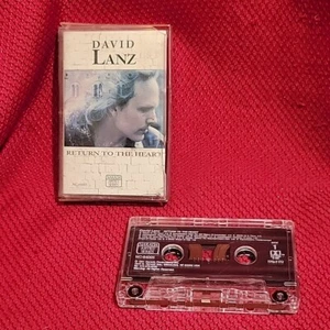 DAVID LANZ Return To The Heart CASSETTE Audio Music Tape vtg 1991 narada TESTED - Picture 1 of 14