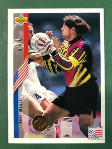 1994 Upper Deck World Cup Heroes and All-Stars GOLD Stamped #1 Tony Meola - Bild 1 von 3