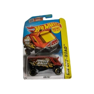 Orange Hot Wheels Aero Pod Support Team Jungle Rally HW Off-Road - Picture 1 of 11
