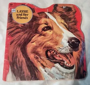 Vtg Golden Shape Book Lassie and Her Friends Cecily Hogan 1981 PB - Imagen 1 de 4